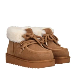PACK NORDIC MID FUR Polacchini Donna Beige in Pelle