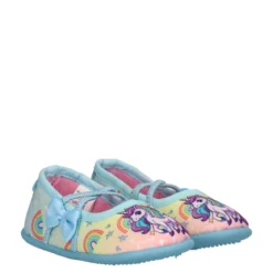 Pantofole Bambina Azzurre - Unicorn