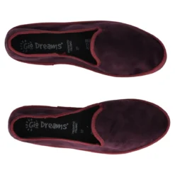 Pantofole Donna Bordeaux