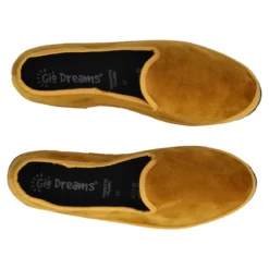 Pantofole Donna Giallo Ocra