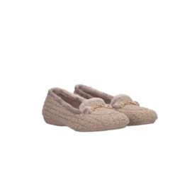 Pantofole Donna Taupe