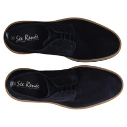 PARK Stringate Uomo Blu in Pelle