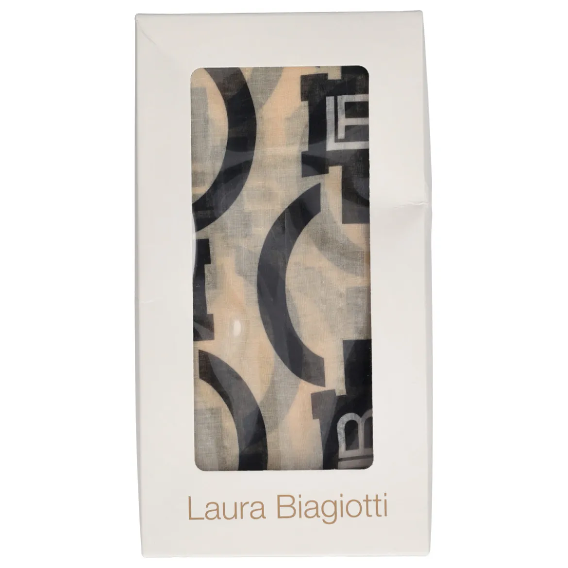 Pashmina Donna Nera e Beige