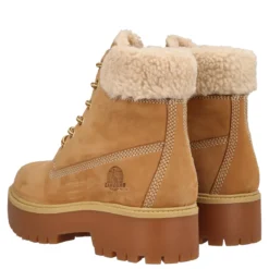 Polacchi Donna Beige in pelle