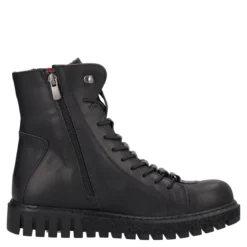Polacchi Donna Neri in Pelle