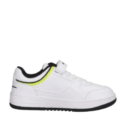 RD18 LOW B PS Sneakers Bambino Bianche e Giallo Fluo