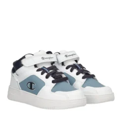 RD18 2.0 MID B PS MID CUT Sneakers Junior Bianche e Azzurre