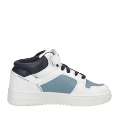RD18 2.0 MID B PS MID CUT Sneakers Junior Bianche e Azzurre