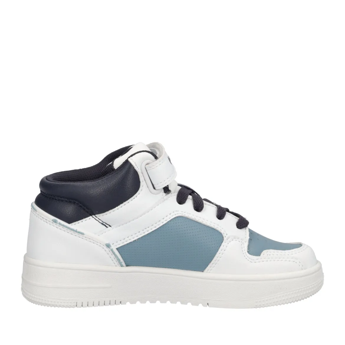 RD18 2.0 MID B PS MID CUT Sneakers Junior Bianche e Azzurre