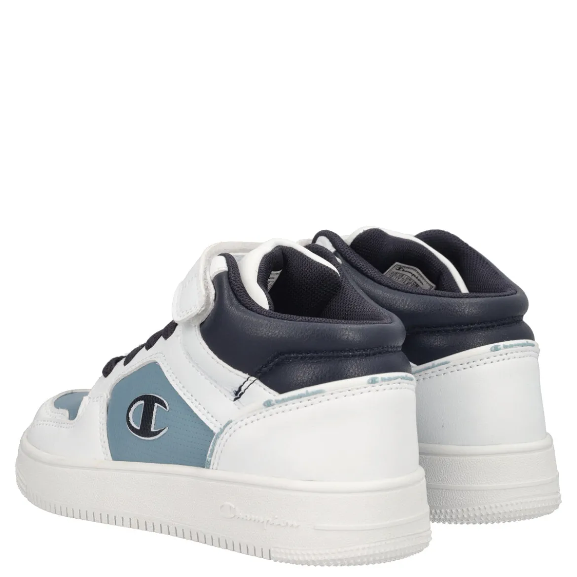 RD18 2.0 MID B PS MID CUT Sneakers Junior Bianche e Azzurre