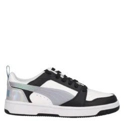 REBOUND V6 LO Sneakers Junior Lilla, Bianche e Nere