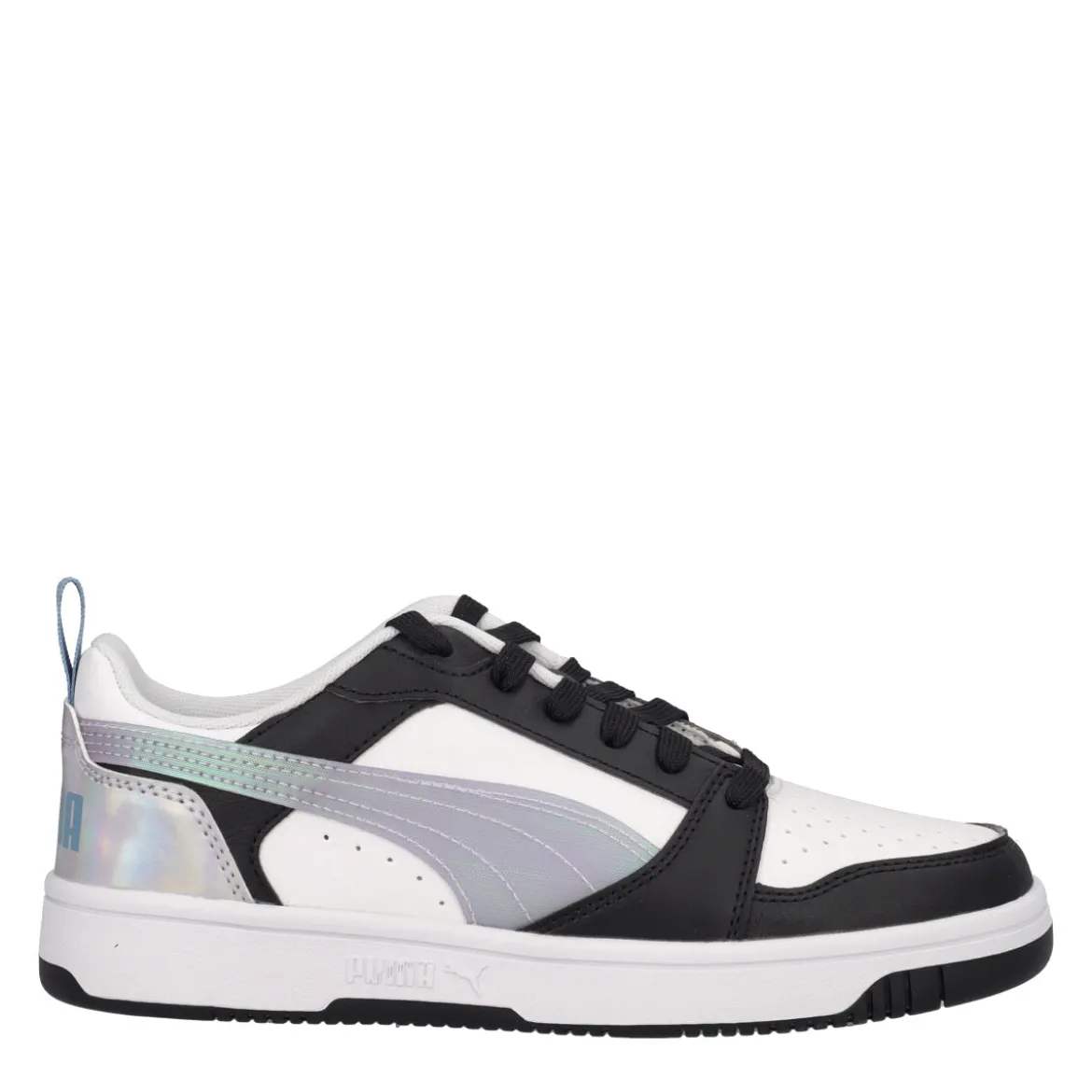 REBOUND V6 LO Sneakers Junior Lilla, Bianche e Nere