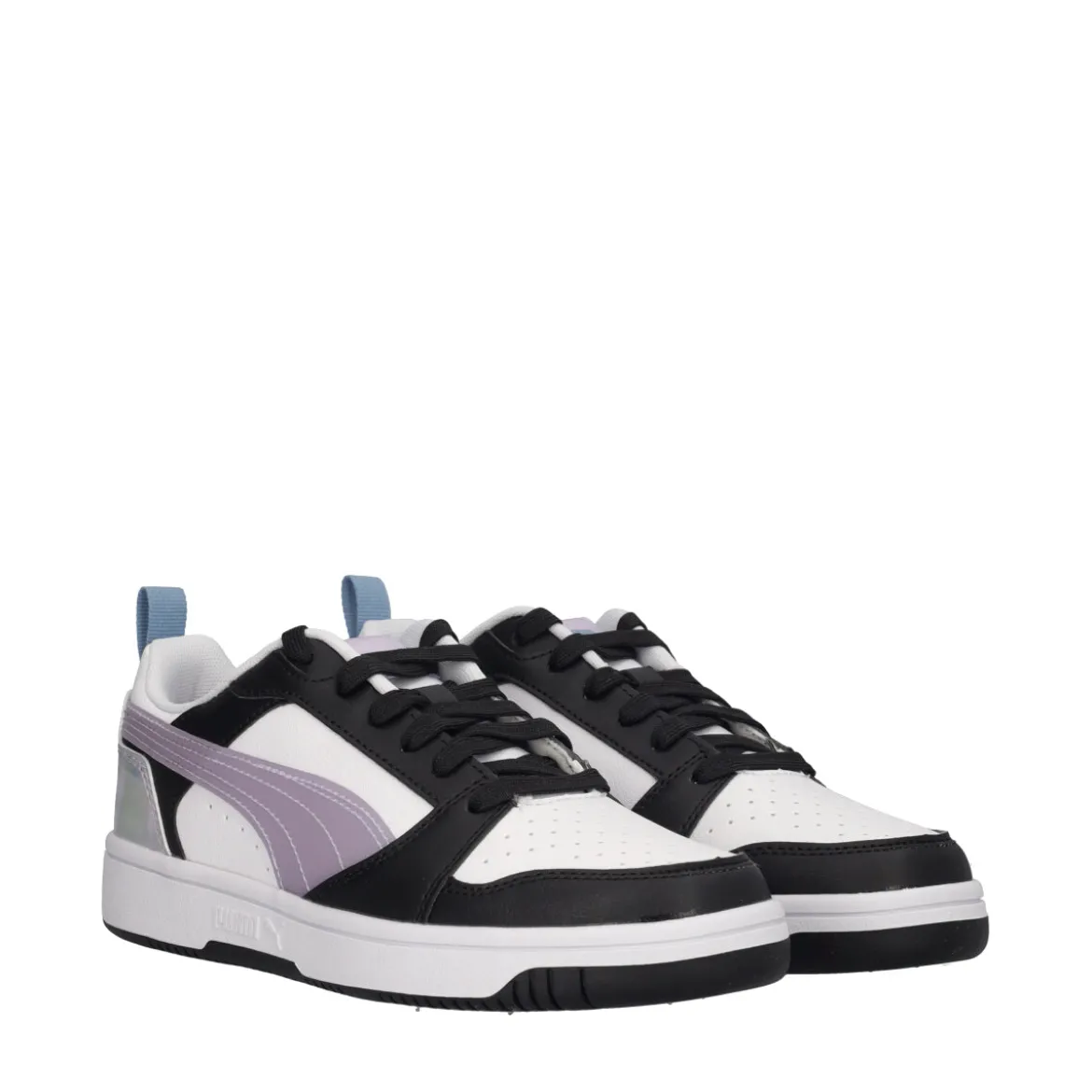 REBOUND V6 LO Sneakers Junior Lilla, Bianche e Nere