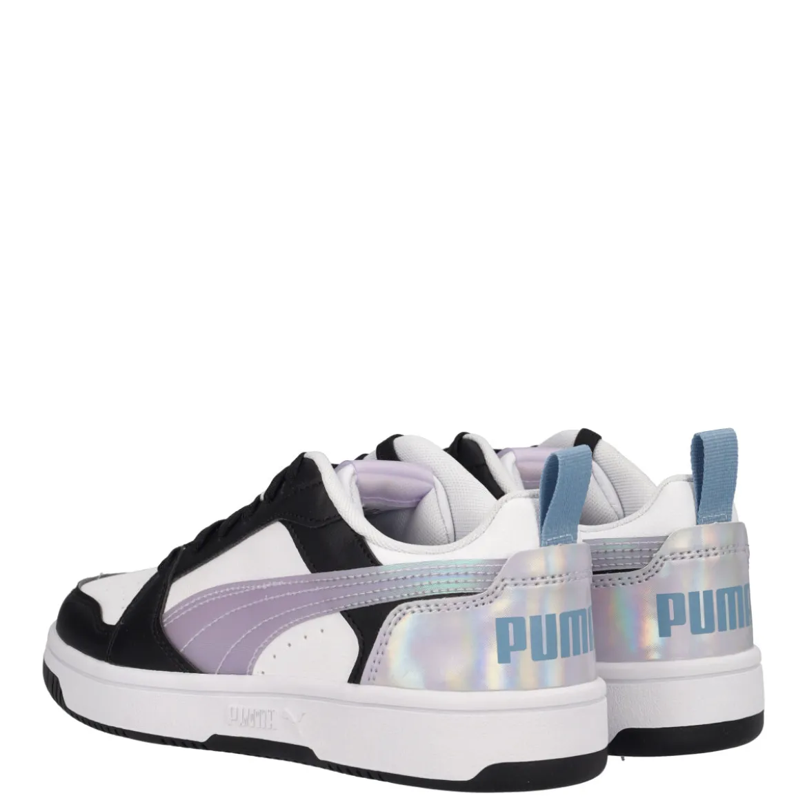 REBOUND V6 LO Sneakers Junior Lilla, Bianche e Nere