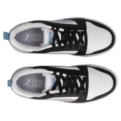 REBOUND V6 LO Sneakers Junior Lilla, Bianche e Nere