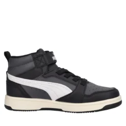 REBOUND V6 MID AC PS Sneakers Junior Grigie, Nere e Bianche