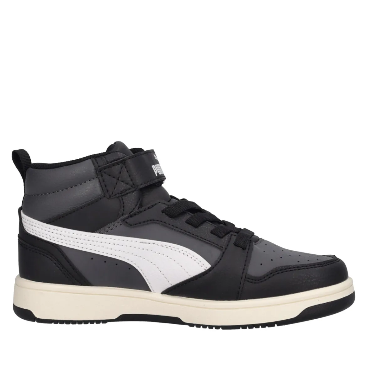 REBOUND V6 MID AC PS Sneakers Junior Grigie, Nere e Bianche