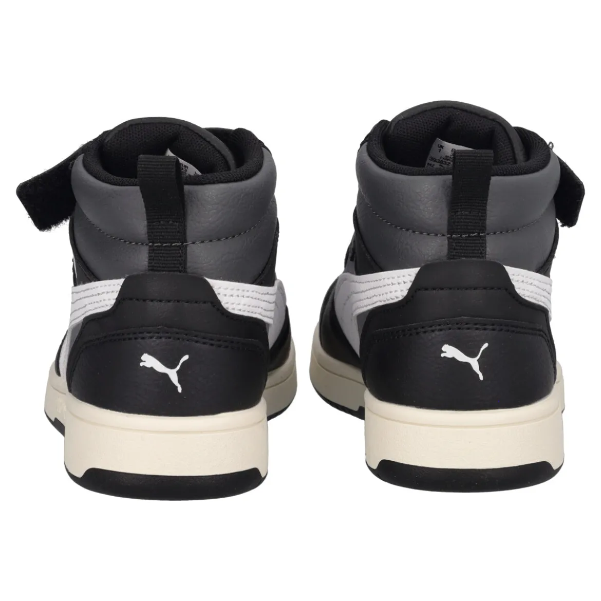 REBOUND V6 MID AC PS Sneakers Junior Grigie, Nere e Bianche