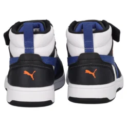 REBOUND V6 MID AC PS Sneakers Junior Blu, Nere e Bianche