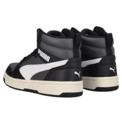 REBOUND V6 MID JR Sneakers Junior Nere e Bianche