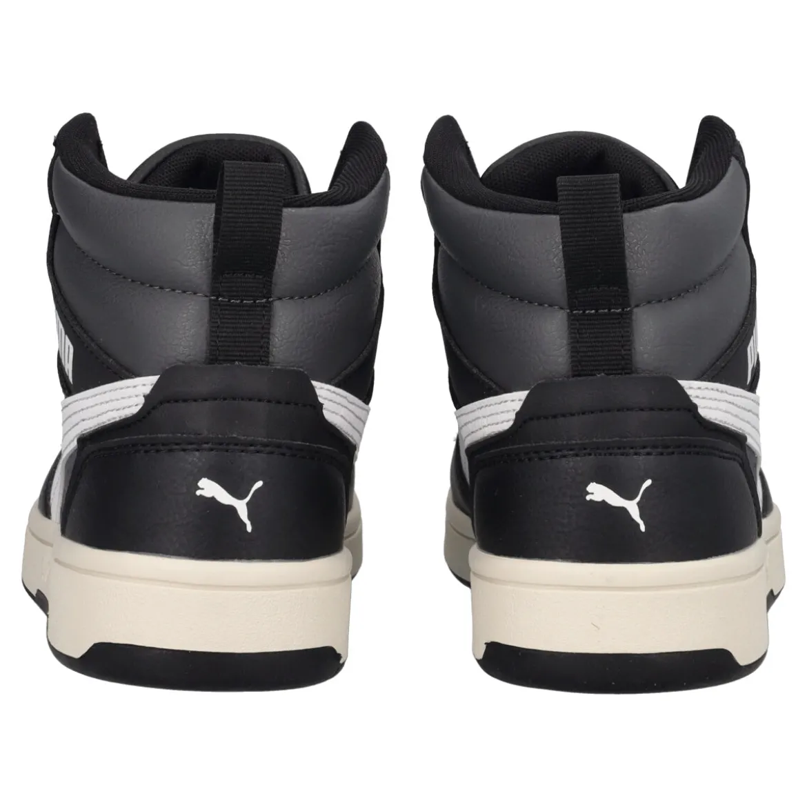 REBOUND V6 MID JR Sneakers Junior Nere e Bianche