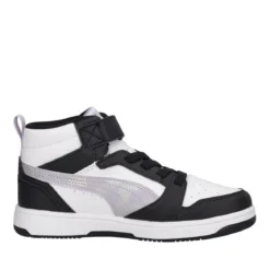 REBOUND V6 MID Sneakers Junior Lilla, Bianche e Nere