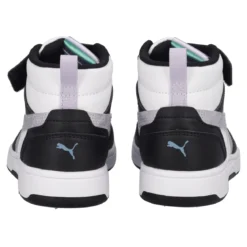 REBOUND V6 MID Sneakers Junior Lilla, Bianche e Nere