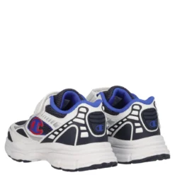 RT25 U PS LOW CUT Running Junior Bianche e Blu