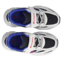 RT25 U PS LOW CUT Running Junior Bianche e Blu