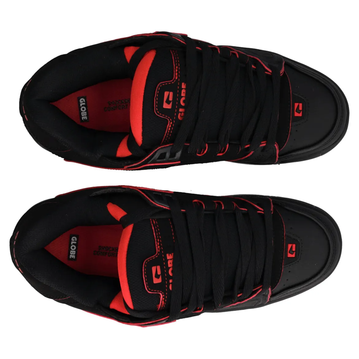 SABRE Sneakers Uomo Nere e Rosse