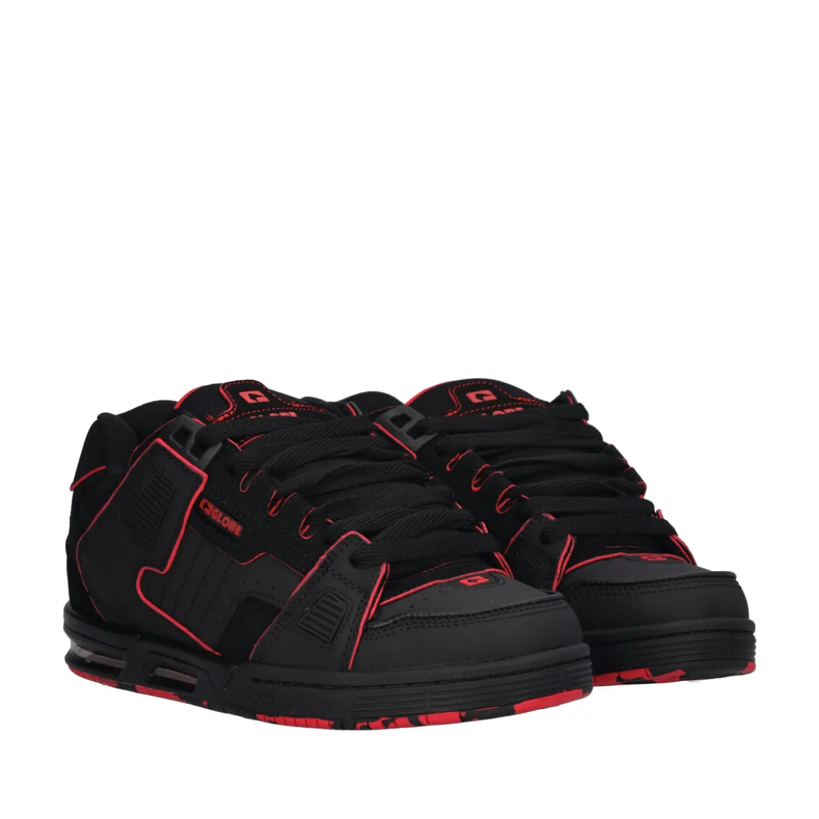 SABRE Sneakers Uomo Nere e Rosse