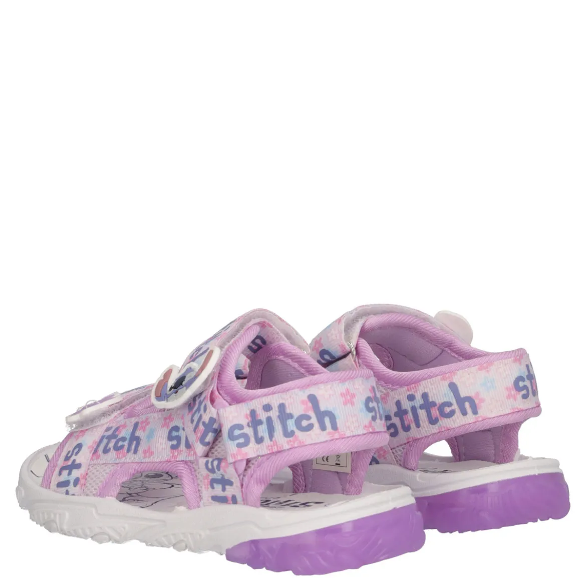Sandali Bambina Lilla Lilo & Stitch con Luci