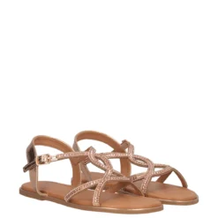 Sandali Bambina Oro Rosa