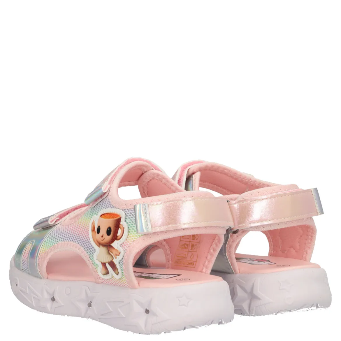 Sandali Bambina Rosa con Luci