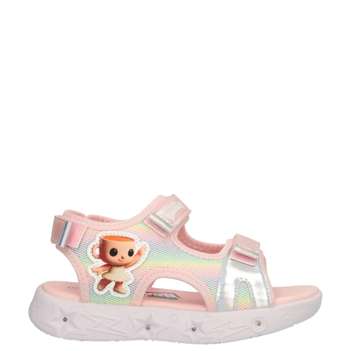 Sandali Bambina Rosa con Luci