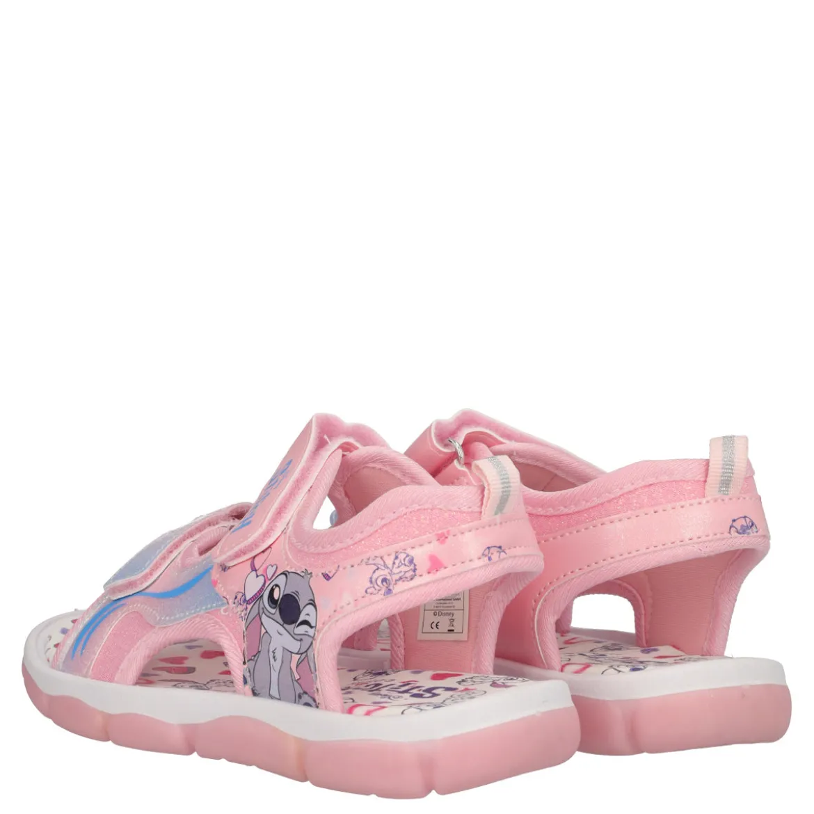Sandali Bambina Rosa Lilo & Stitch con luci