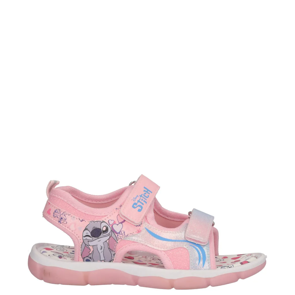 Sandali Bambina Rosa Lilo & Stitch con luci