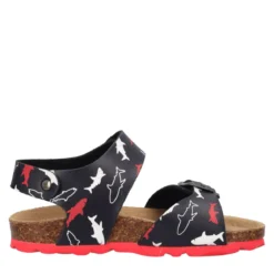 Sandali Bambini Blu e Rossi con Squali