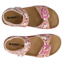 Sandali Bambini Rosa con Unicorni