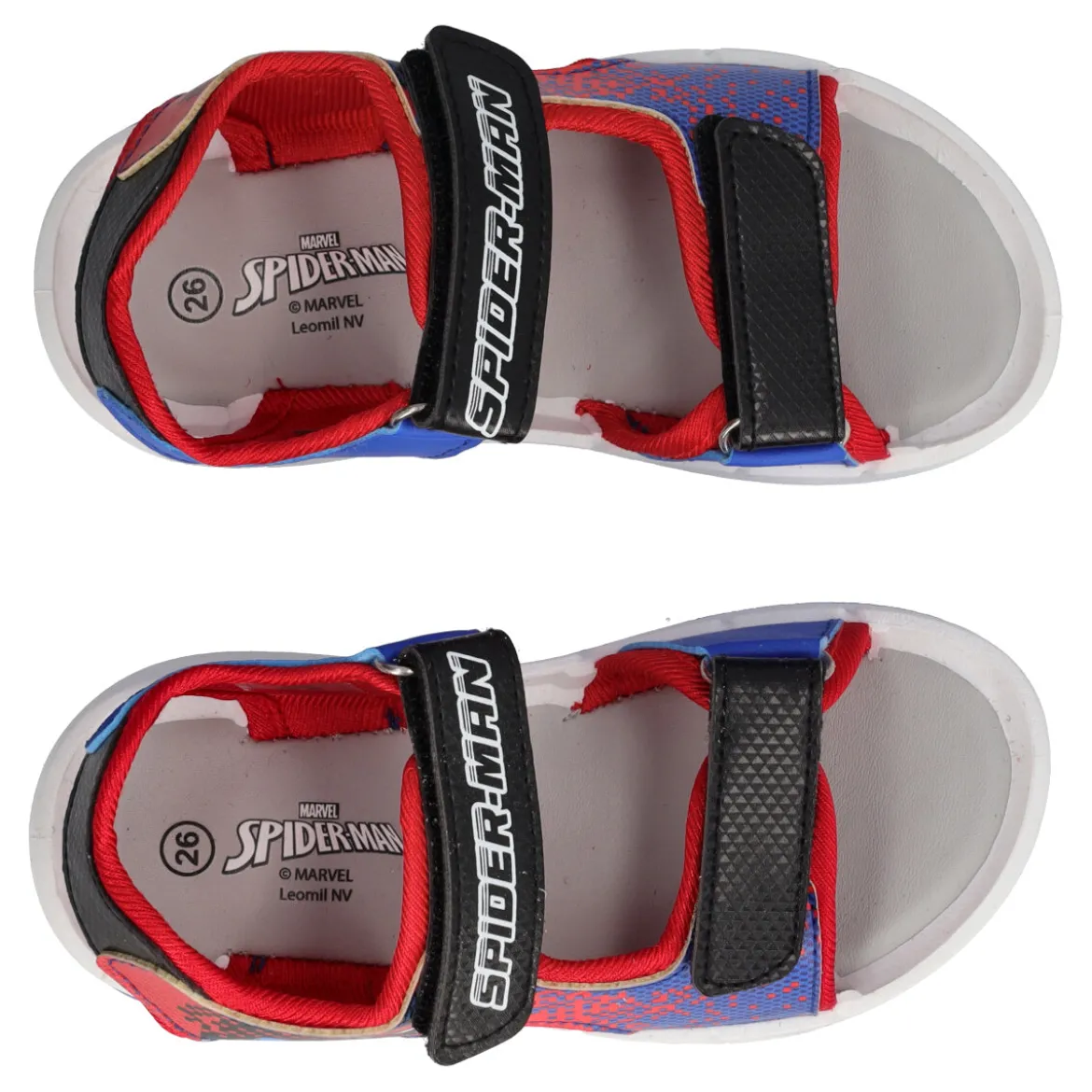 Sandali Bambino SpiderMan Rossi e Blu