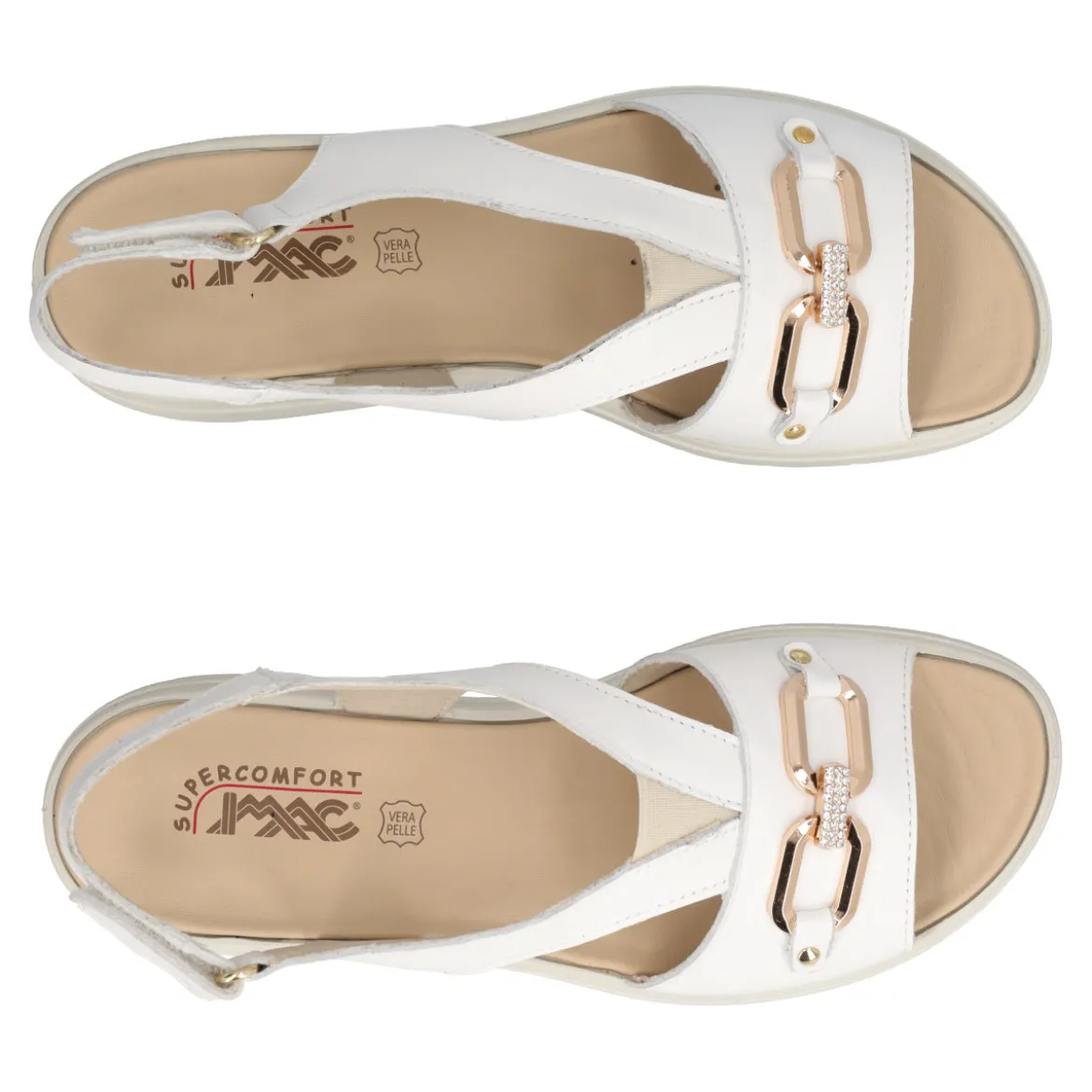 Sandali Comfort Donna Bianche
