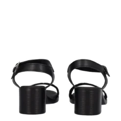 Sandali con Donna Nero
