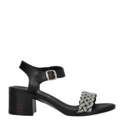 Sandali con Donna Nero