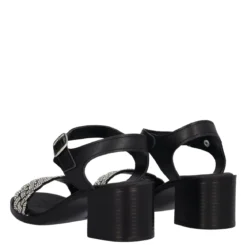 Sandali con Donna Nero
