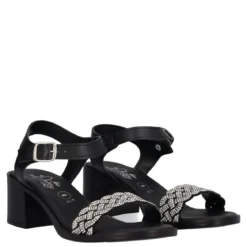 Sandali con Donna Nero