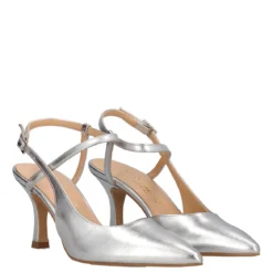 Sandali con Tacco 8 cm Donna Argento