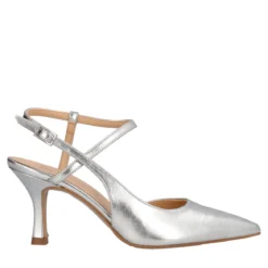 Sandali con Tacco 8 cm Donna Argento