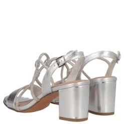 Sandali con Tacco Donna Argento