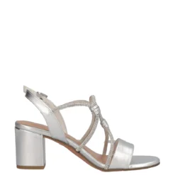Sandali con Tacco Donna Argento