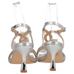 Sandali con Tacco Donna Argento